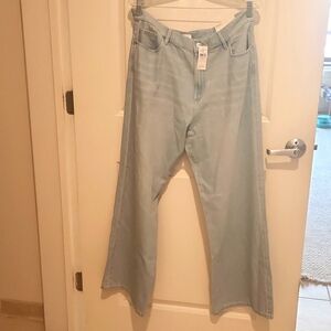 Loft Outlet wide leg jeans size 14